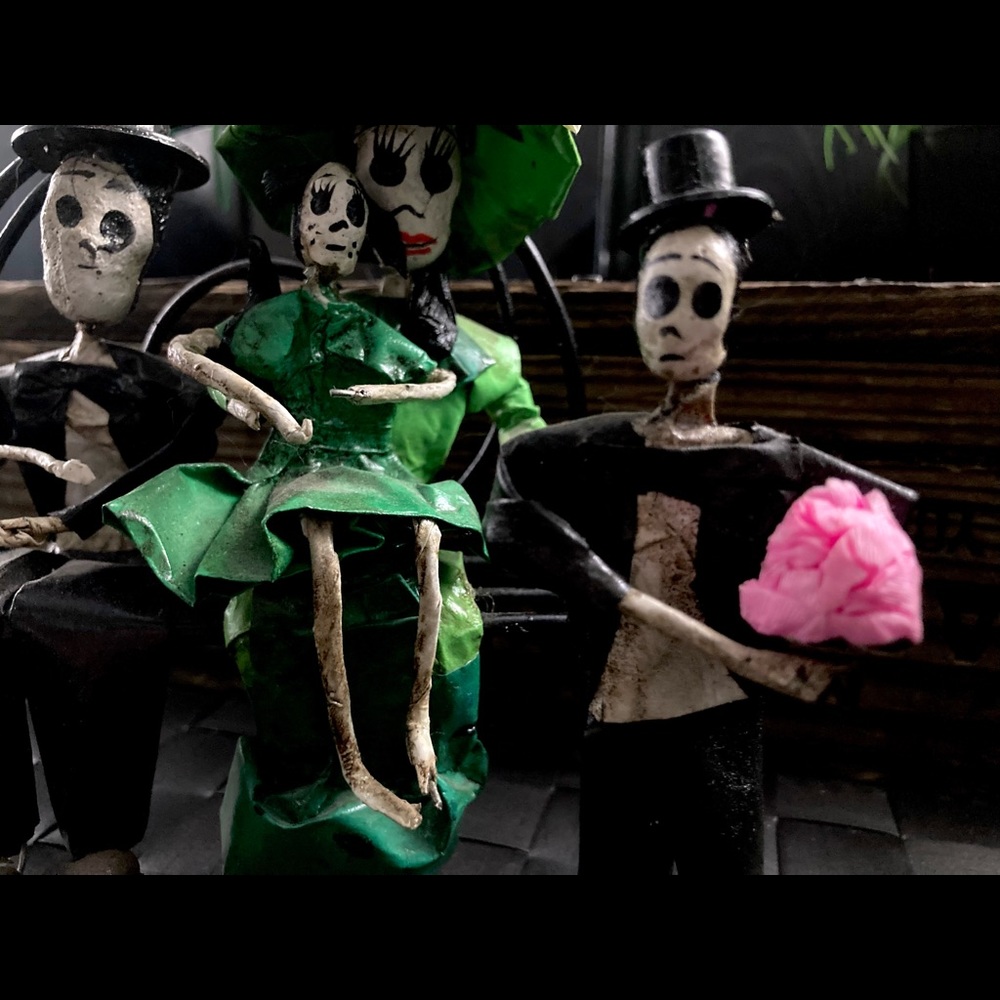 Day of the Dead Paper Maché Catrina Sculptures Dia de los Muertos Halloween
